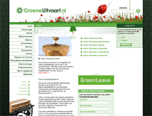 Tablet Screenshot of groeneuitvaart.nl